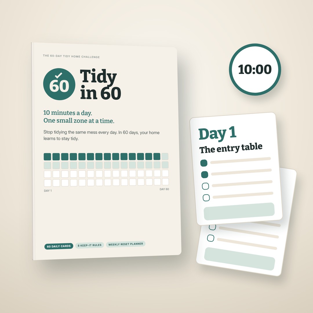 Tidy in 60 · The 60-Day Tidy Home Challenge