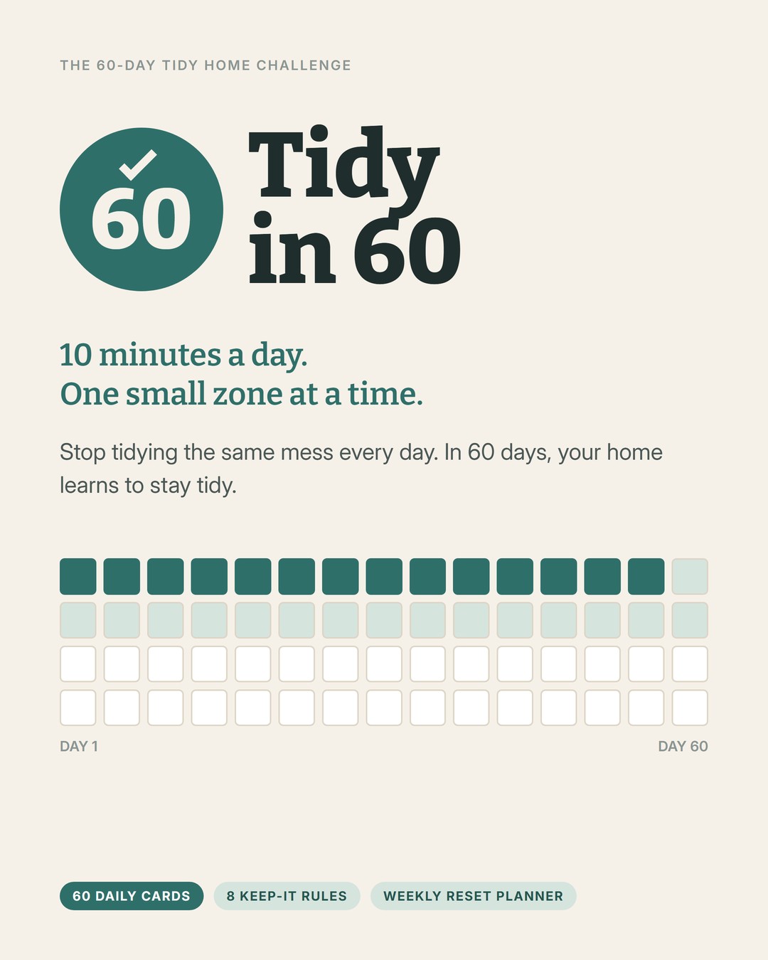 Tidy in 60 · 1